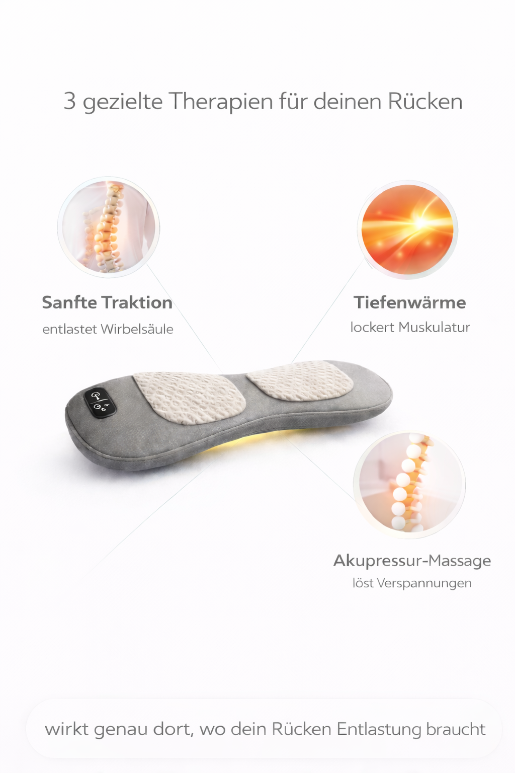 TheraLuxe RelaxPro™ – Endlich schmerzfrei aufstehen – 15 Minuten täglich für spürbare Erleichterung.