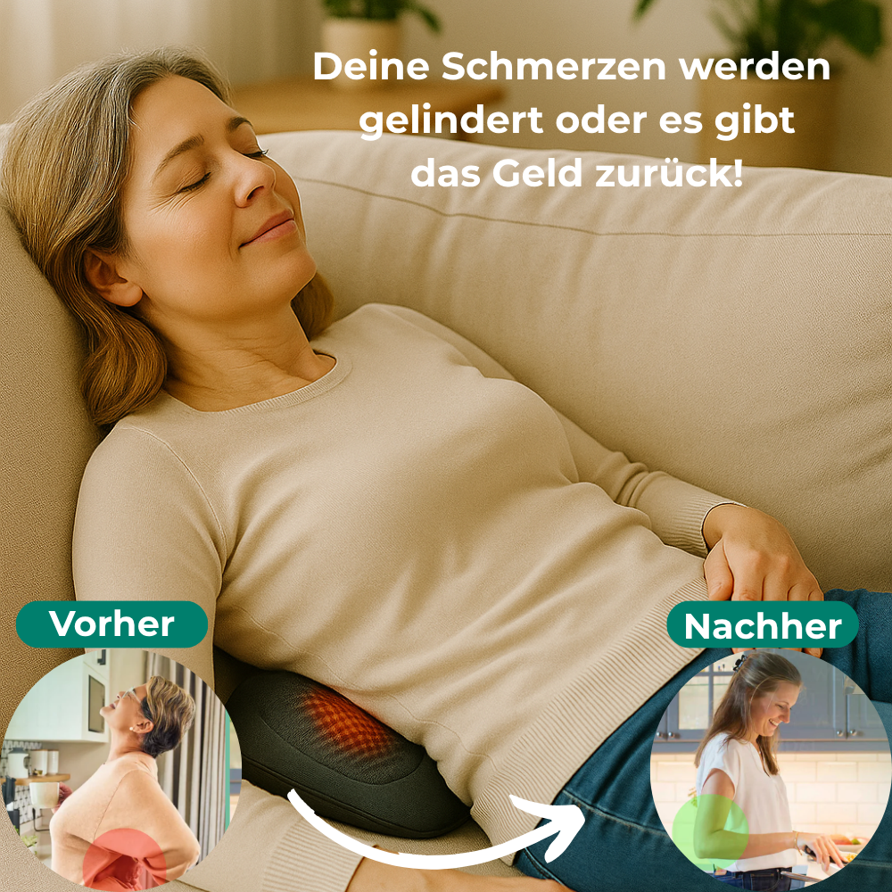 TheraLuxe RelaxPro™ - Verschaffe dir in nur 15 Minuten täglich Linderung bei Ischias- und Rückenschmerzen und gewinne  Komfort und Beweglichkeit zurück.
