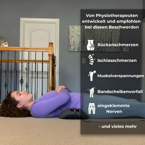 TheraLuxe RelaxPro™ - Verschaffe dir in nur 15 Minuten täglich Linderung bei Ischias- und Rückenschmerzen und gewinne  Komfort und Beweglichkeit zurück.
